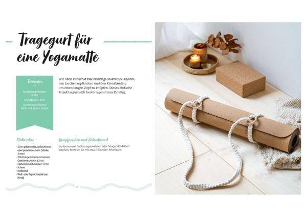 Makramee für Anfänger*innen. Die wichtigsten Knoten & Knüpftechniken in 10 einfachen Projekten