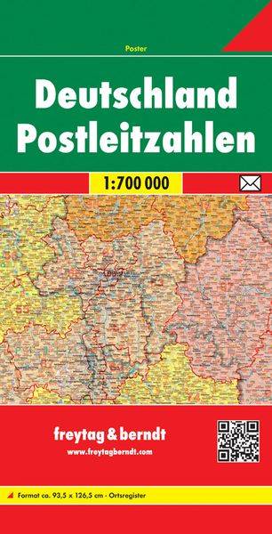 Deutschland 1 : 700 000. Postleitzahlenkarte