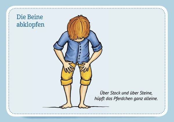 30 Klopfübungen für die Körperwahrnehmung.