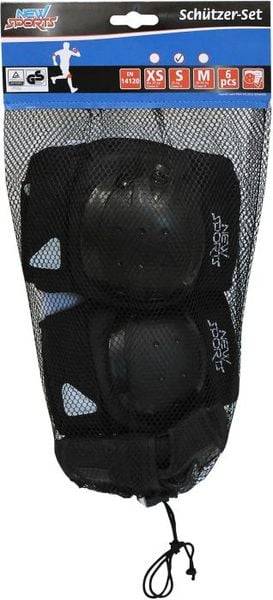 New Sports Schützer-Set schwarz, Größe S bis 25 kg
