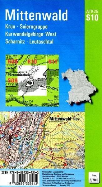 Mittenwald 1:25 000