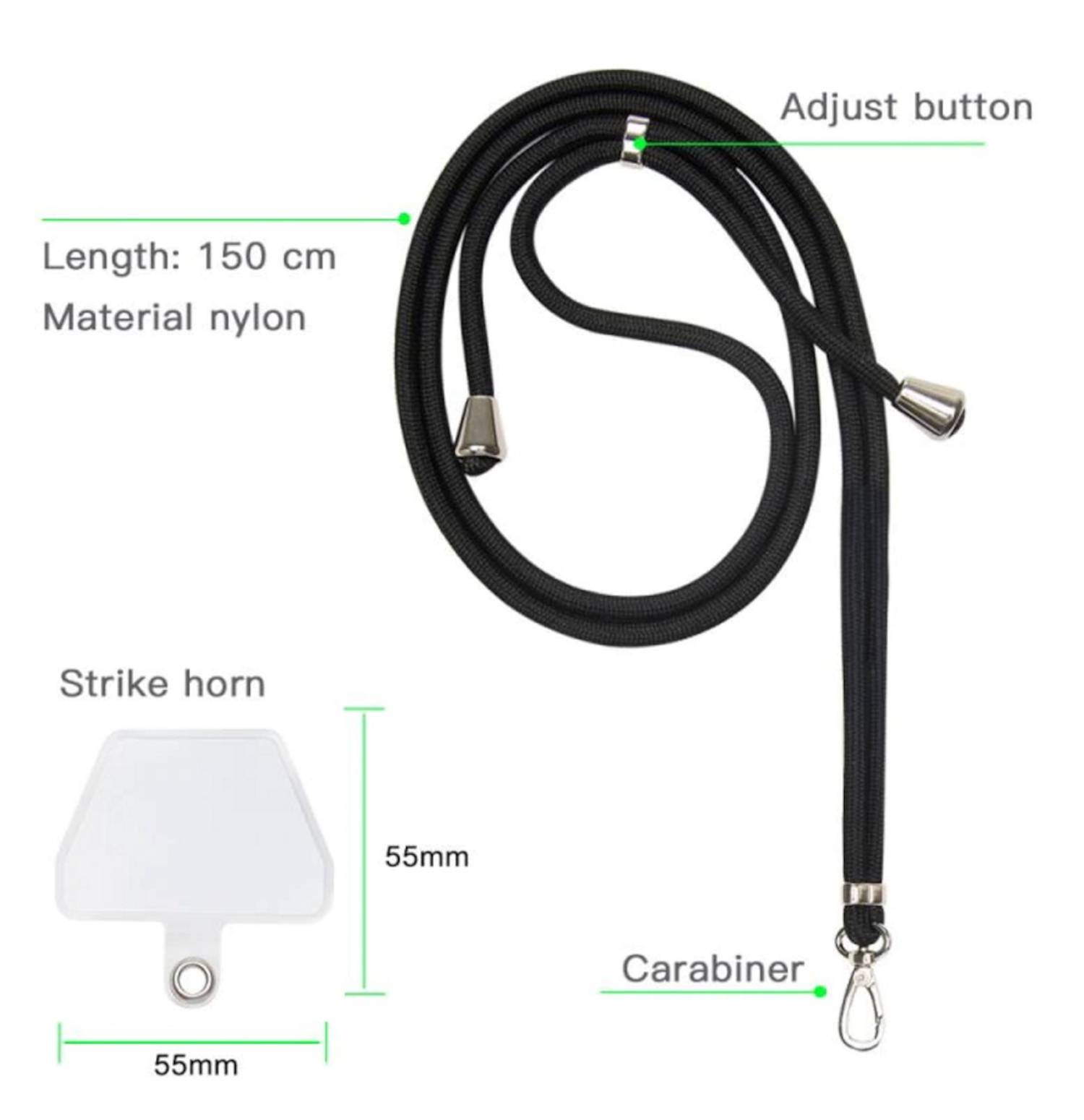 universelles Crossbody Handyband Casual