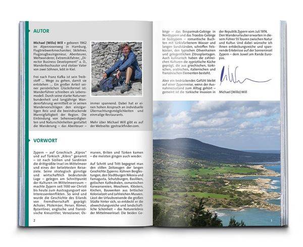 KOMPASS Wanderführer Zypern, 55 Touren mit Extra-Tourenkarte