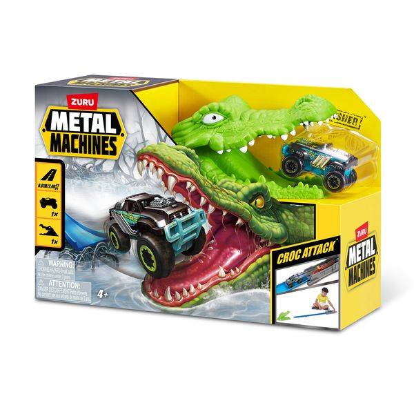 Metal Machines - Krokodil Rennbahn + Auto