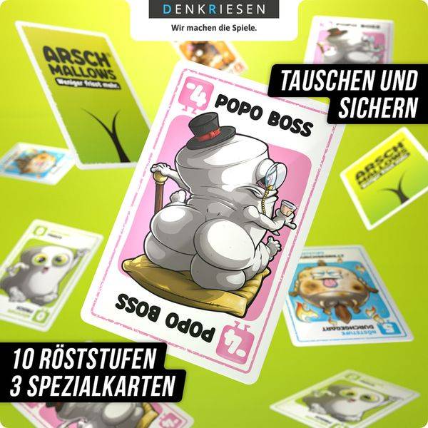 Denkriesen - ARSCHMALLOWS® - "Weniger frisst mehr." (Kinderspiel)