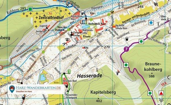 Wernigerode Stadtplan 1 : 10 000