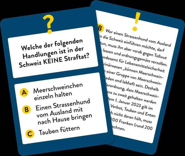 Wer hätte das gedacht?! Das Unnützes-Wissen-Quiz Schweiz
