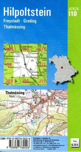 ATK25-I10 Hilpoltstein (Amtliche Topographische Karte 1:25000)