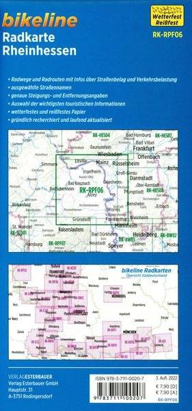 Radkarte Rheinhessen 1 : 75.000 (RK-RPF06)