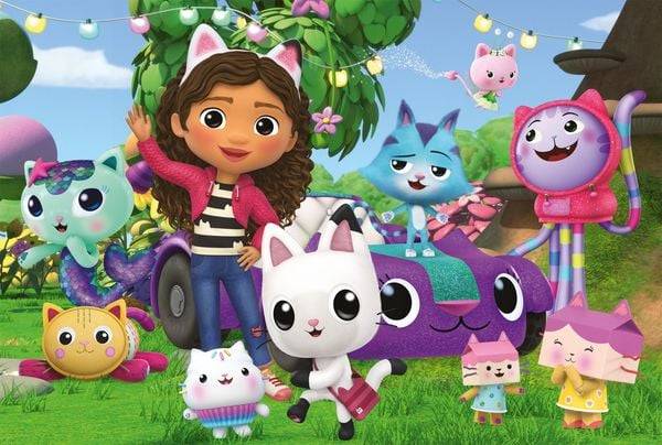 Schmidt Spiele - Gabbys Dollhouse: Fröhliche Freunde, 60 Teile