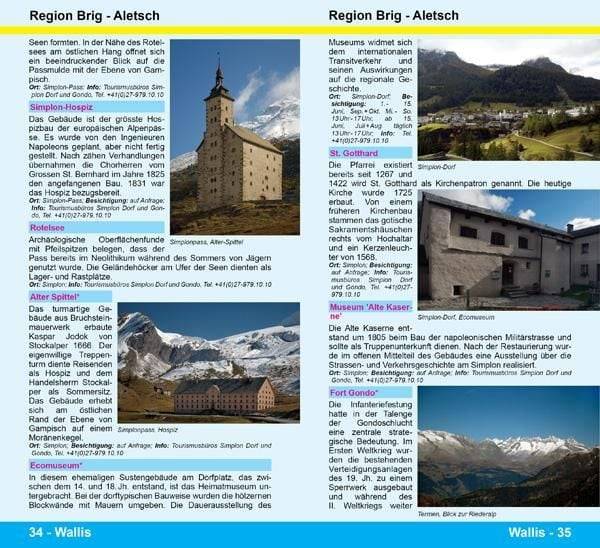 Wallis Reiseführer - Sehenswertes im Wallis