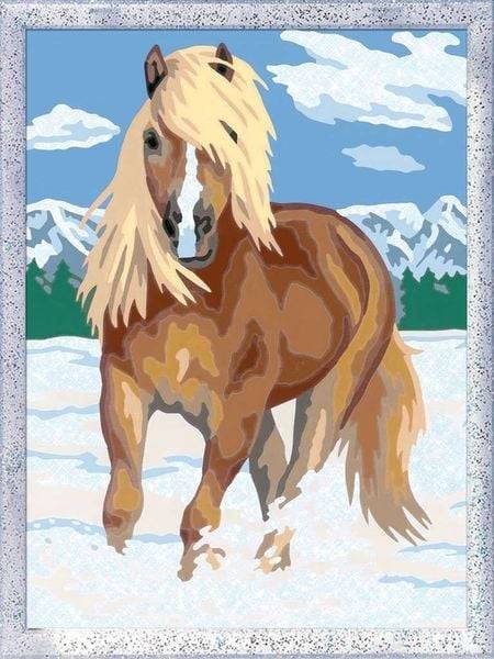Ravensburger - Malen nach Zahlen - Haflinger im Schnee