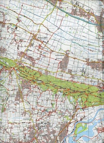 Bad Oeynhausen, Bad Salzuflen Wanderkarte 1:35 000