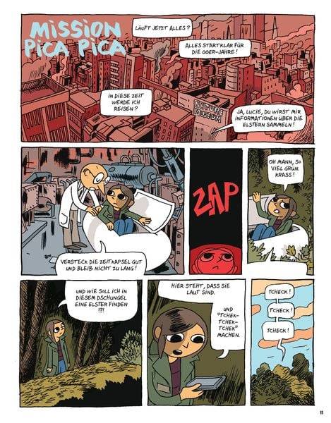 Lucie auf den Spuren der Tiere