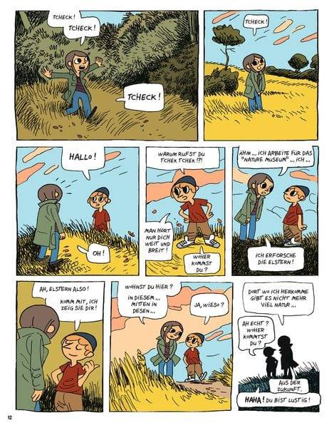 Lucie auf den Spuren der Tiere