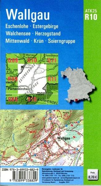ATK25-R10 Wallgau (Amtliche Topographische Karte 1:25000)