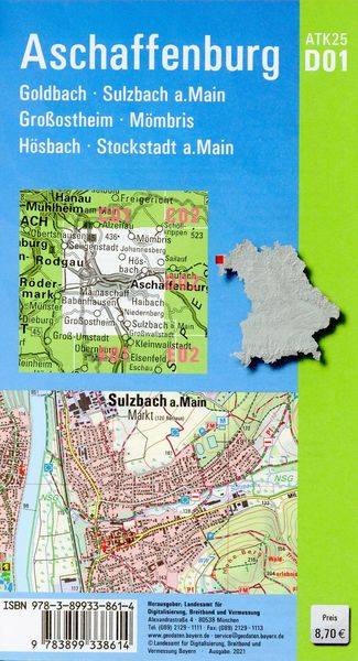 Aschaffenburg 1 : 25 000