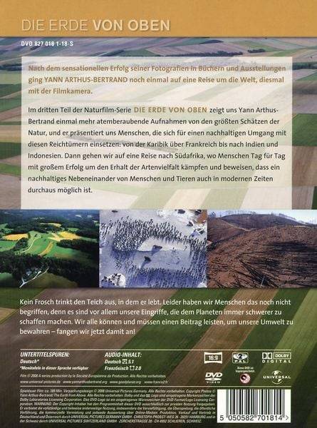 Die Erde von Oben Teil 3 - Green is Universal: Nahrung für die Welt/Menschen und Tiere [2 DVDs]