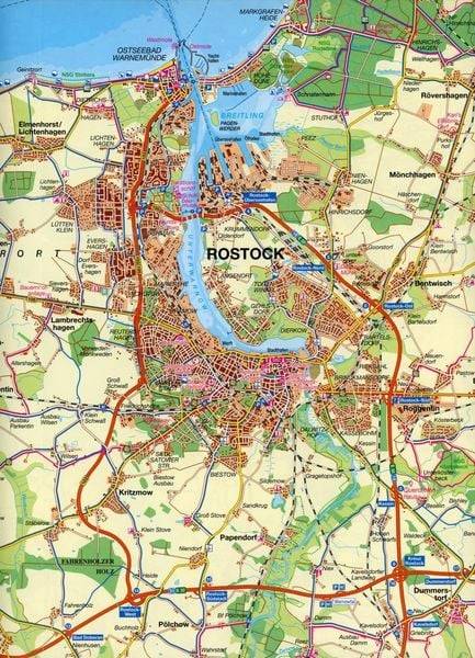 Mecklenburgische Ostseeküste Lübeck - Wismar - Rostock 1 : 75 000. Saison 2017-2019