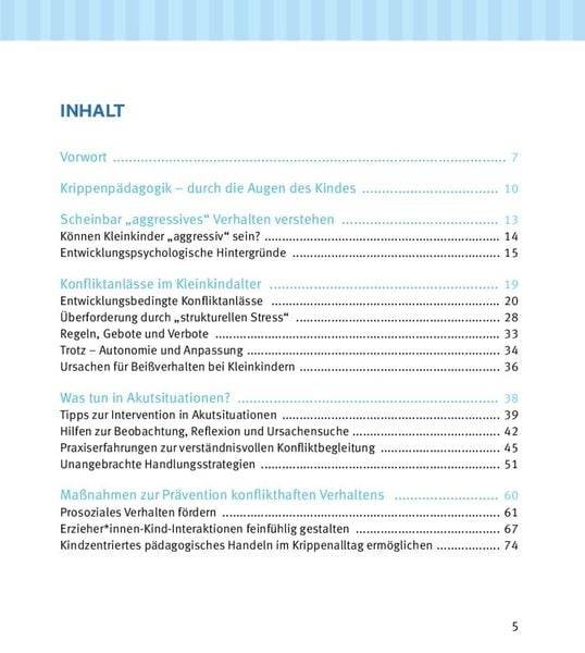 Hauen, schubsen, beißen – herausforderndes Verhalten von Kleinkindern in der Krippe begleiten