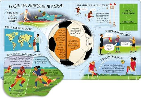 Aufklappen und Entdecken: Fußball