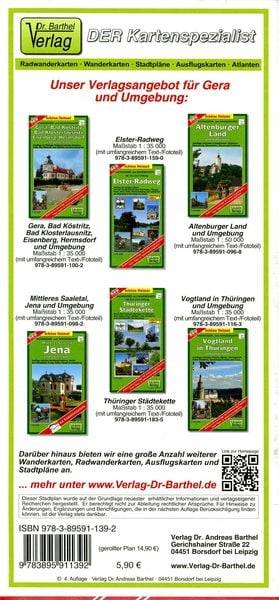 Stadtplan Gera 1 : 20 000