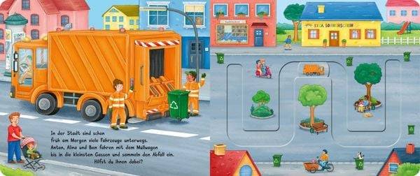 Meine Schiebebahn-Pappe: Fahr mit in der Stadt