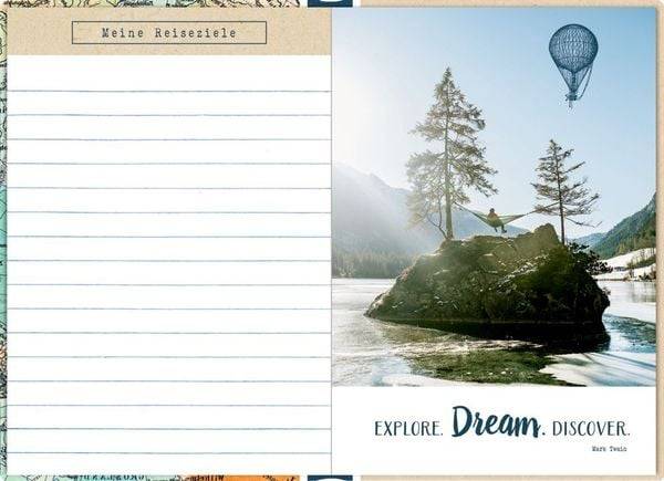 Eintragbuch mit Sammeltasche