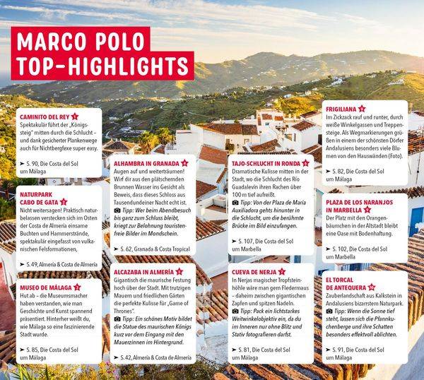 MARCO POLO Reiseführer Costa del Sol, Costa de Almería, Costa Tropical, Granada