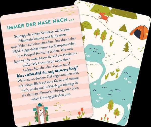 Zelten, Schnitzen, Spuren lesen
