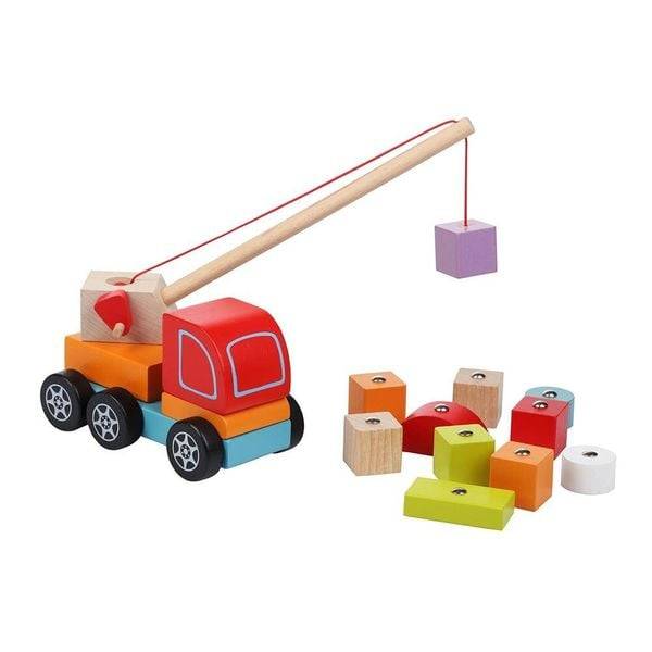 Kranwagen mit Magnet, 11 Teile