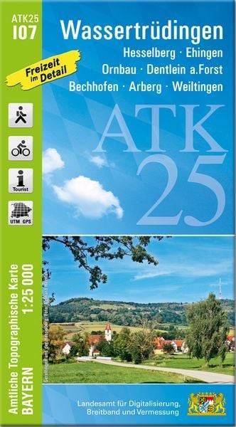 Wassertrüdingen 1:25 000