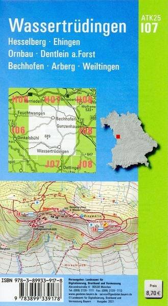 Wassertrüdingen 1:25 000