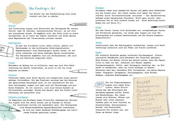 Handlettering u. Schmuckelemente