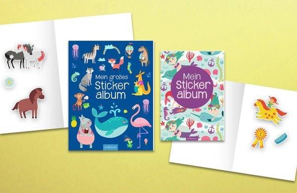 Mein großes Stickeralbum – Tiere