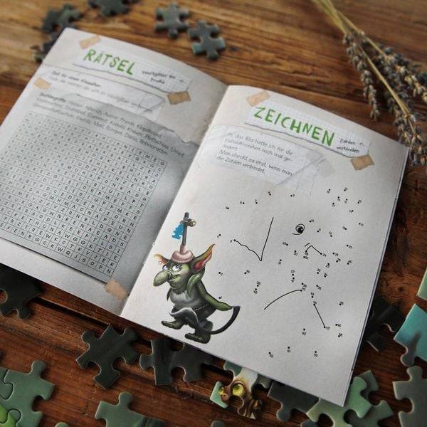KoboldKroniken. Puzzle im Buch. Voll verheinzelt. 300 Teile