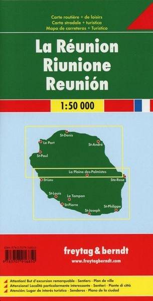 Réunion, Autokarte 1:50.000