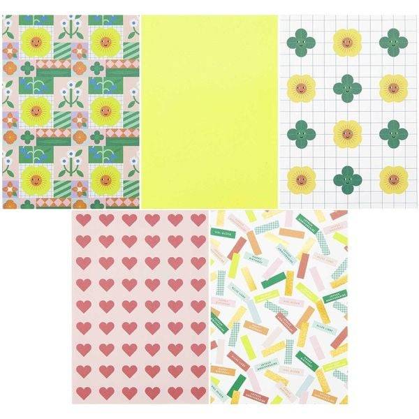 Motivpapierblock Happy Birthday