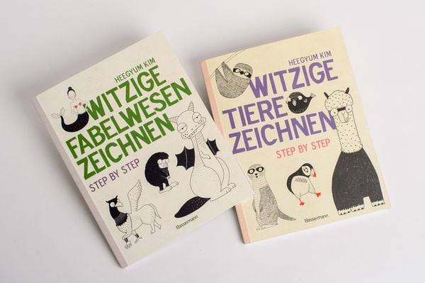 Witzige Tiere zeichnen