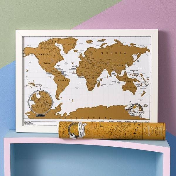 Scratch Map - Travel Edition