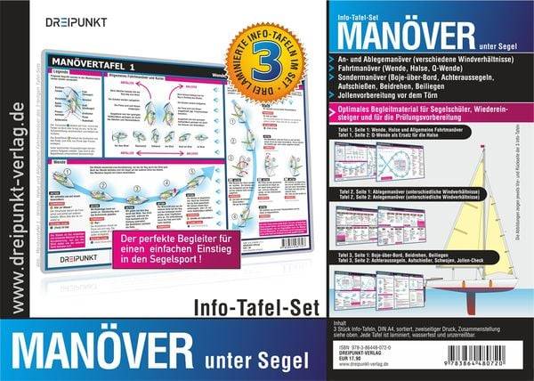 Info-Tafel-Set Manöver unter Segel