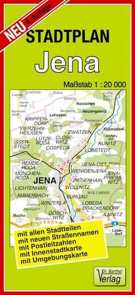Stadtplan Jena 1 : 20 000