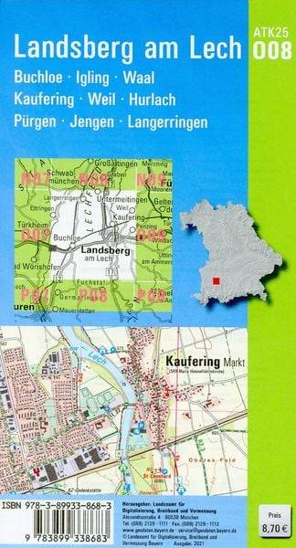 Landsberg am Lech 1:25 000