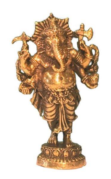 Ganesha stehend Messing
