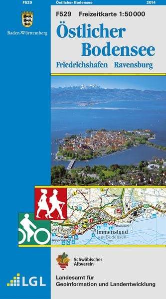 LGL BW 50 000 Freizeit Östlicher Bodensee 1 : 50 000