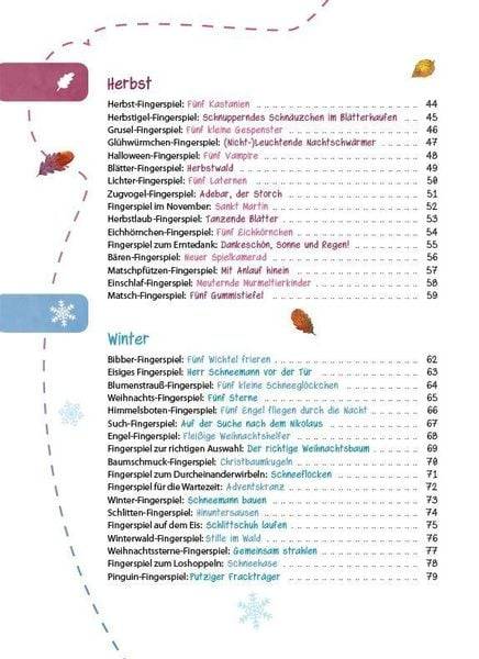 Das Kita-Jahreszeitenbuch: Fingerspiele
