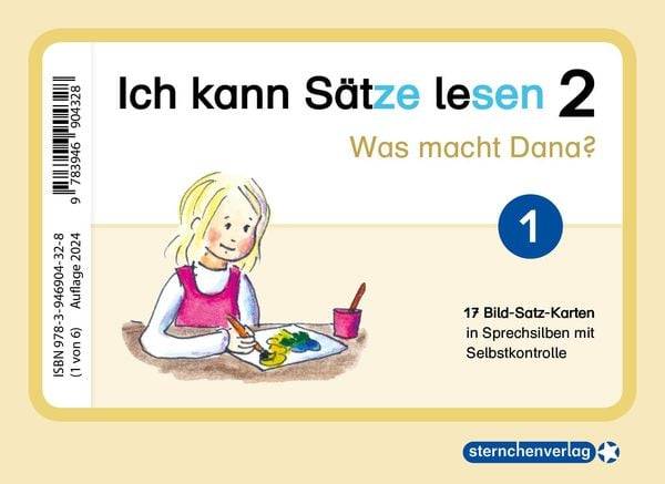 Ich kann Sätze lesen Teil 2 in Silbenschreibweise mit Dana und Leander
