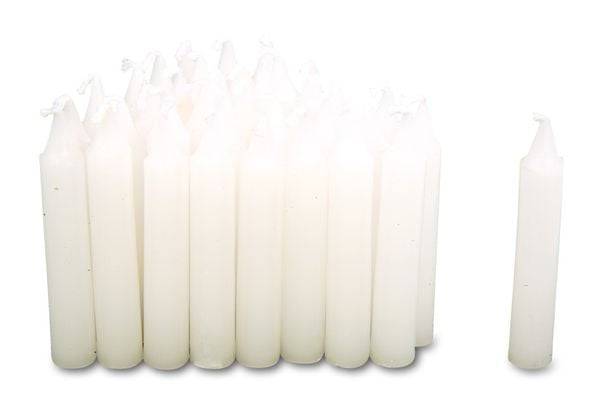 Small foot 4429 - Kerzen, weiß, 36 Stück, ca. 6,5 x 1 cm