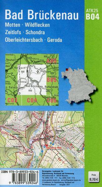 Bad Brückenau 1 : 25 000