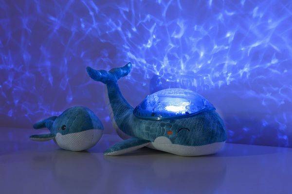 Tranquil Whale Familie Blue